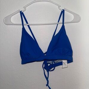 Royal Blue Triangle Swim Top